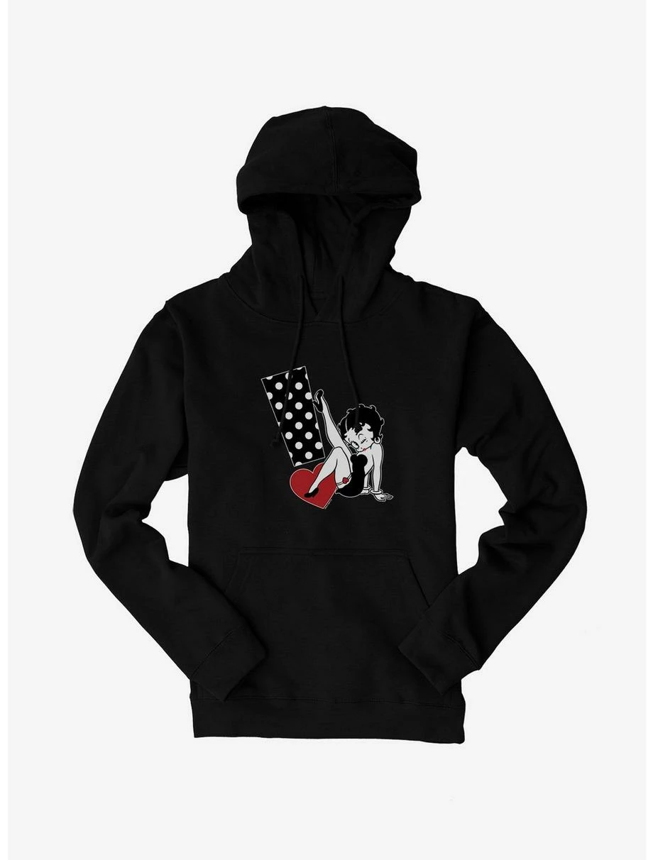 Cartoons Betty Boop Polka Dot Exclamation Hoodie 3 Cartoons Betty Boop Polka Dot Exclamation Hoodie