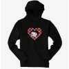 Cartoons Betty Boop Spotted In Love Hoodie