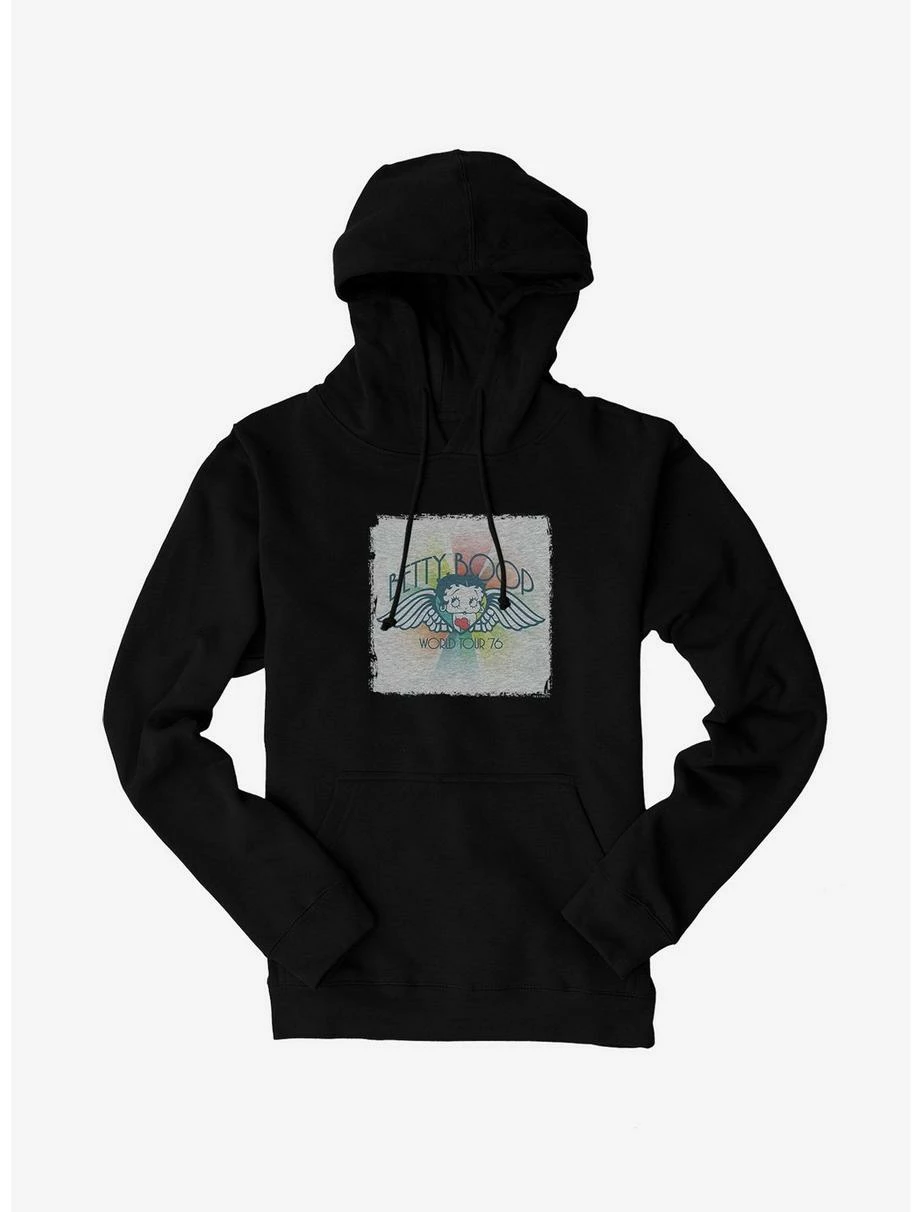 Cartoons Betty Boop World Tour '76 Hoodie 3 Cartoons Betty Boop World Tour '76 Hoodie