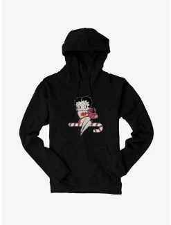 Cartoons Betty Boop Candy Cane Hoodie