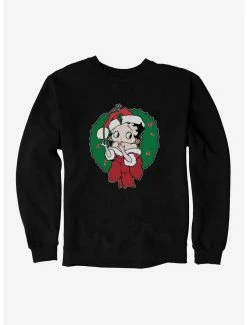 Cartoons Betty Boop Mistletoe Sweatshirt