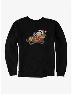 Cartoons Betty Boop Sleigh Ride Sweatshirt