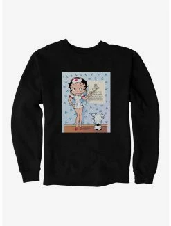 Cartoons Betty Boop Snellen Eye Chart Sweatshirt