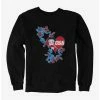 Cartoons Betty Boop USA Blue Heart And Stars Sweatshirt