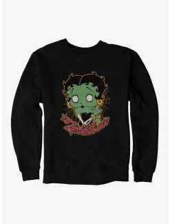 Cartoons Betty Boop Zombie Boop Sweatshirt