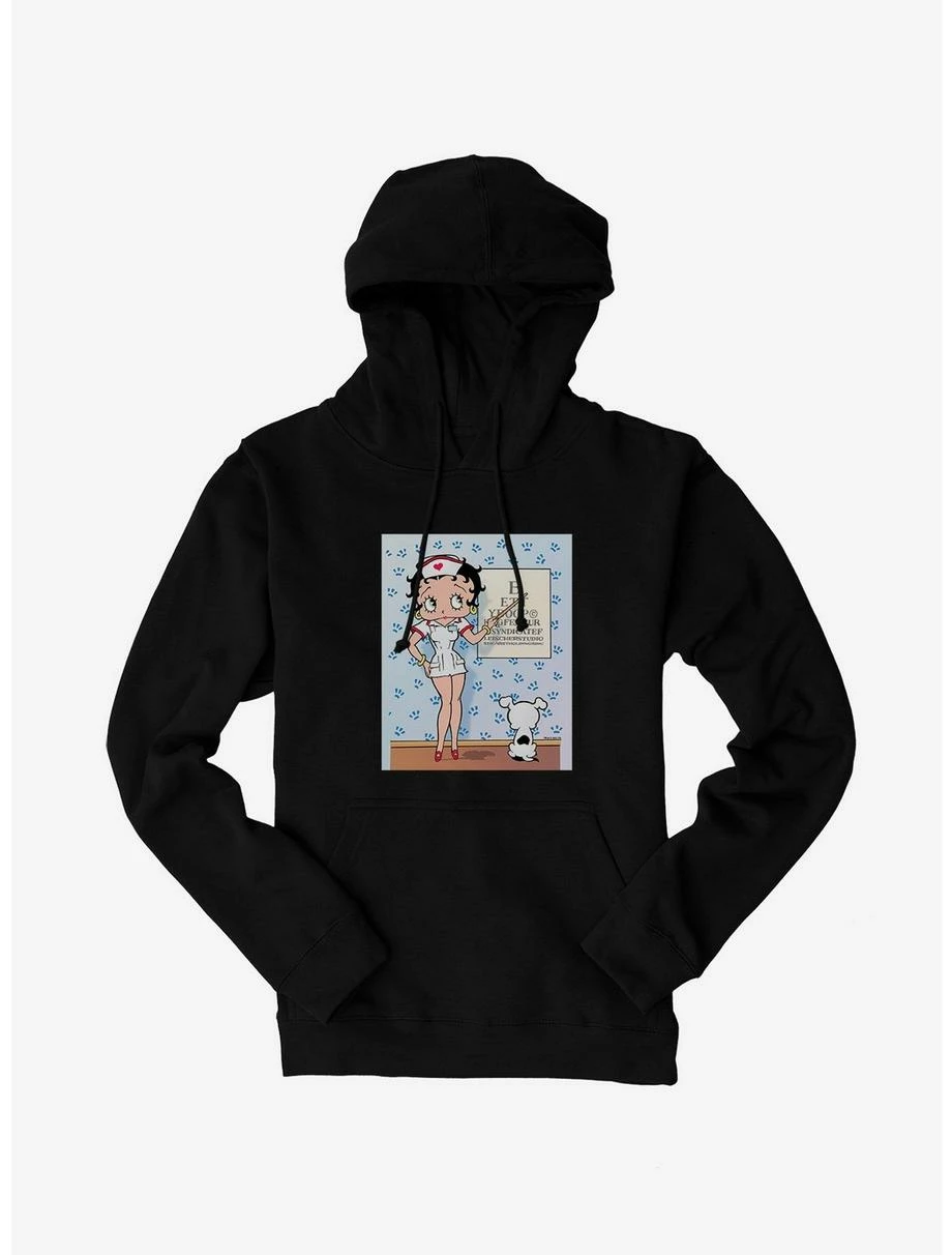 Cartoons Betty Boop Snellen Eye Chart Hoodie 3 Cartoons Betty Boop Snellen Eye Chart Hoodie