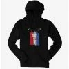 Cartoons Betty Boop Red And Blue Fireworks Hoodie