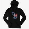 Cartoons Betty Boop USA Blue Heart And Stars Hoodie
