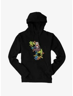 Cartoons Betty Boop USA Rainbow Heart And Stars Hoodie